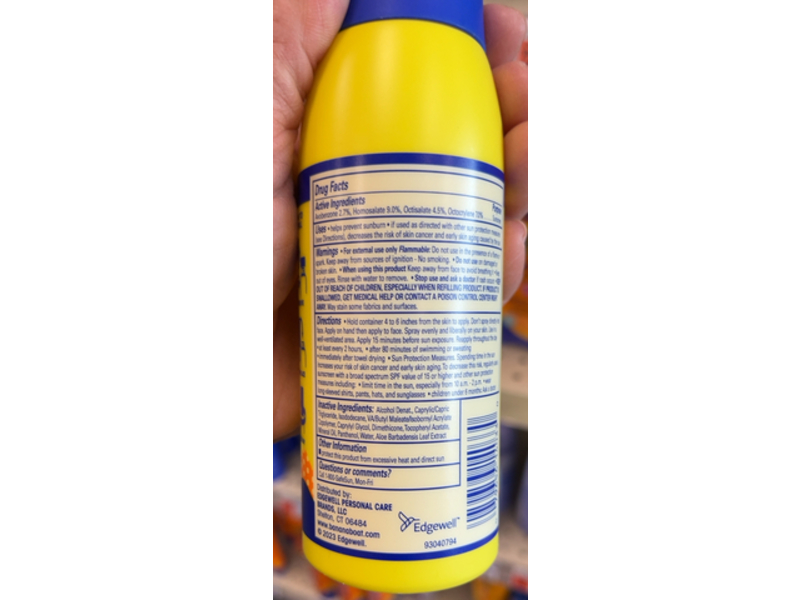 Banana Boat Kids 360 Coverage Advanced Control Mist Refill Sunscreen, SPF 50+, 5.5 fl oz/162 mL