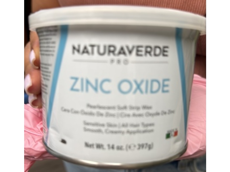 Naturaverde Pro Pearlescent Soft Strip Wax, Zinc Oxide, 14 oz/397 g