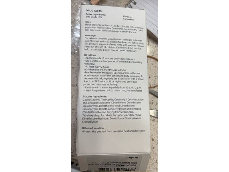 Tizo Photoceutical AM Replenish Non-Tinted Mineral Sunscreen, SPF 40, 1 fl oz/29 mL