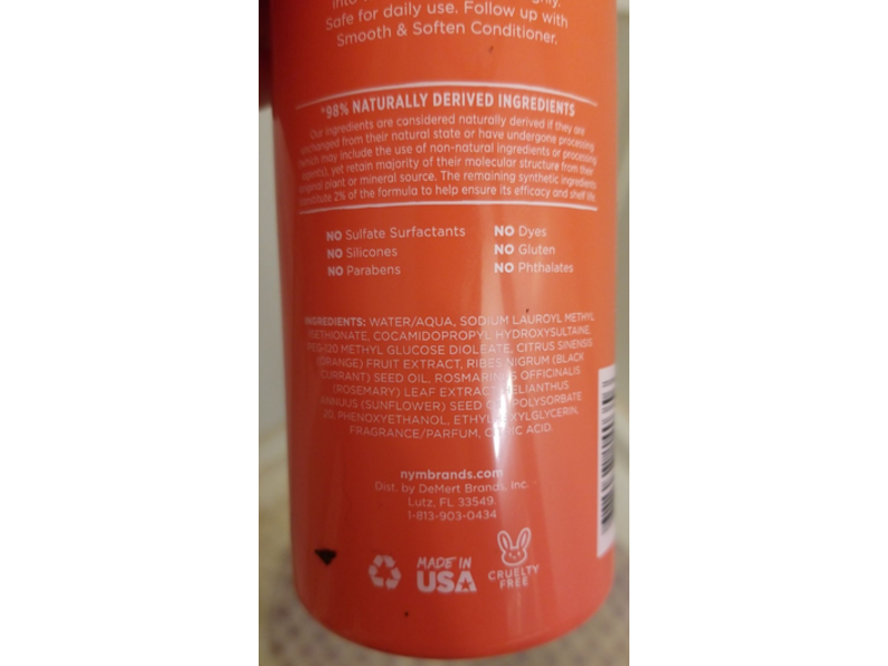 Not Your Mother's Shampoo, Sicilian Blood Orange & Black Currant, Smooth & Soften, 16 fl oz/473 mL