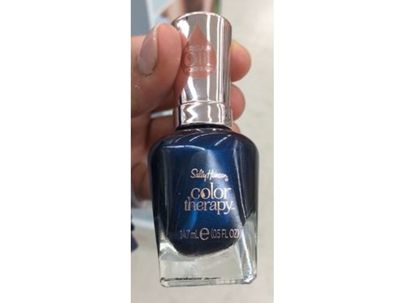 Sally Hansen Color Therapy, 455 Time For Blue, 0.5 fl oz/14.7 mL