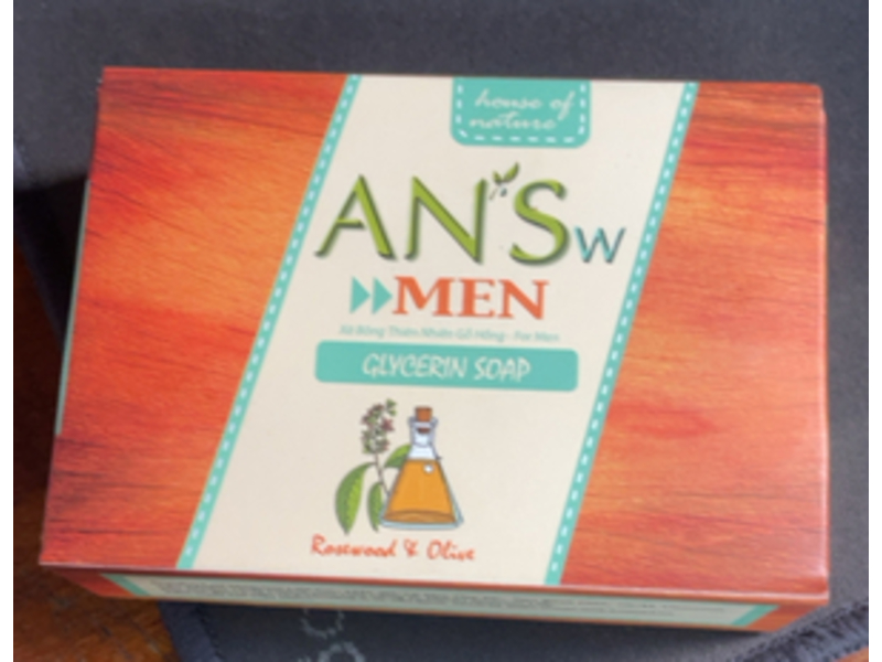 An'sw Glycerin Soap, Rosewood & Olive, 100 g