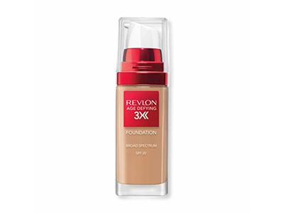Revlon Age Defying 3X Liquid Foundation, SPF 20, 035 Natural Beige, 1fl oz/30 mL