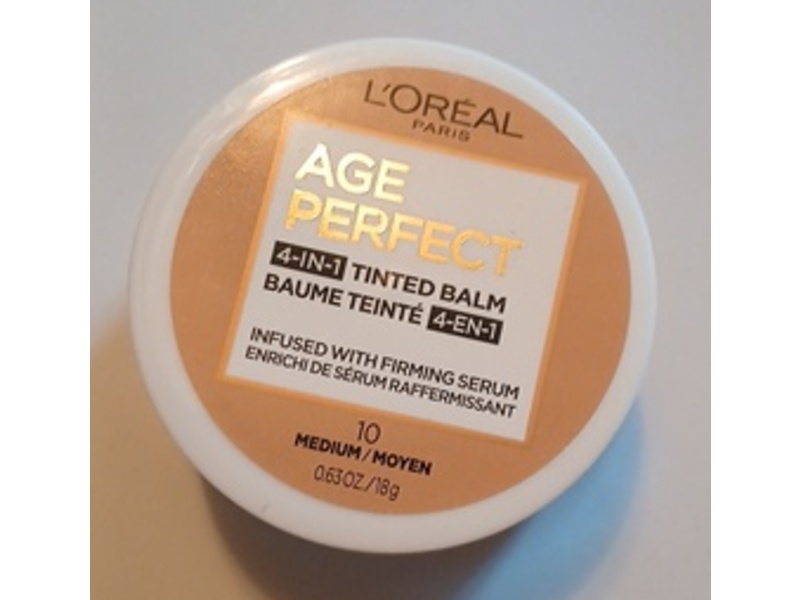 L’Oreal Paris Age Perfect 4-In-1 Tinted Balm, 10 Medium, 0.63 oz/18 g