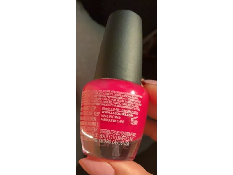 L.A. Colors Color Craze Nail Polish, CNP511 Electra, 0.44 fl oz/13 mL