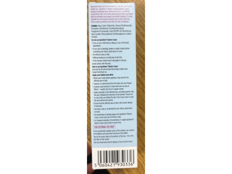 AproDerm Barrier Cream, 30 g