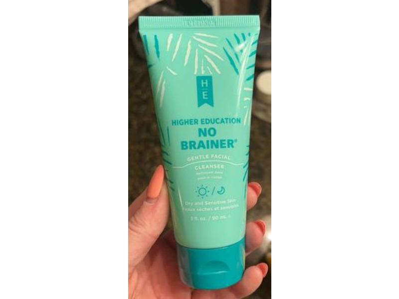 Higher Education No Brainer Gentle Facial Cleanser, 3 fl oz/90 mL