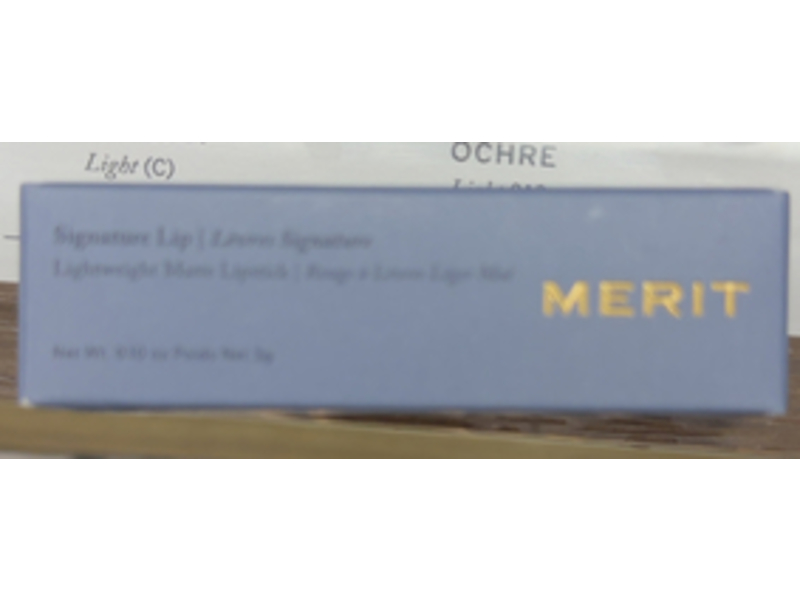 Merit Signature Lip Lightweight Lipstick, Equestrian, 0.10 oz/3g