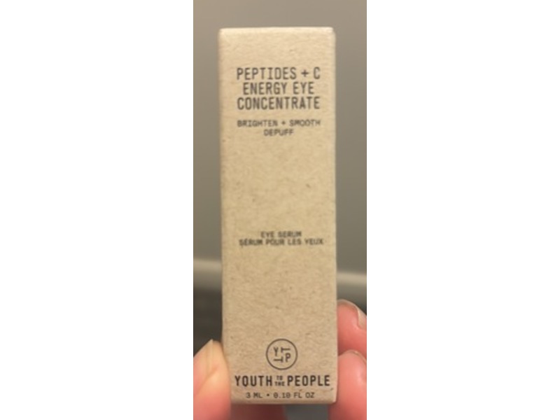 Youth To The People Peptides + C Energy Eye concentrate, 0.10 fl oz/3 mL