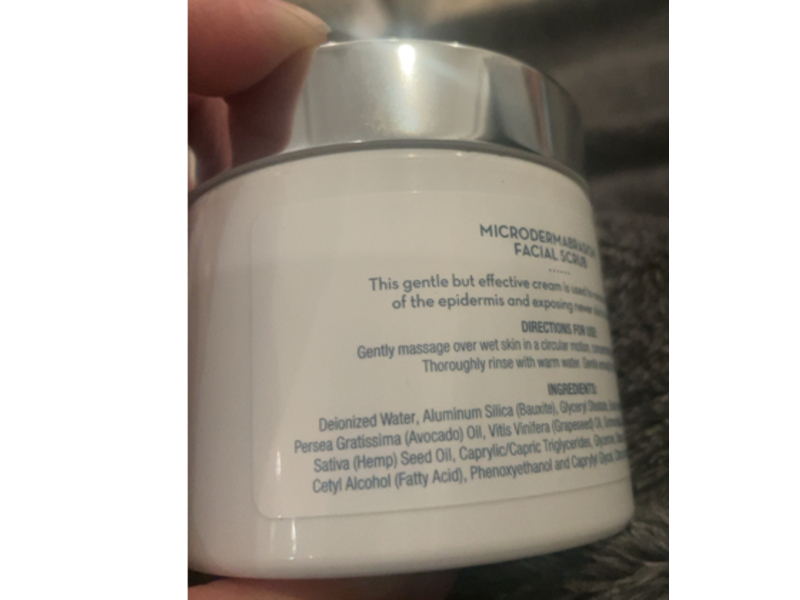 Naples Soap Company Microdermabrasion Facial Scrub, 3.4 fl oz/100 mL