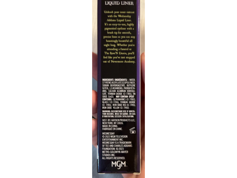 Mgm Wednesday Liquid Eyeliner, Outcasts Are In, 0.014 fl oz/0.4 mL