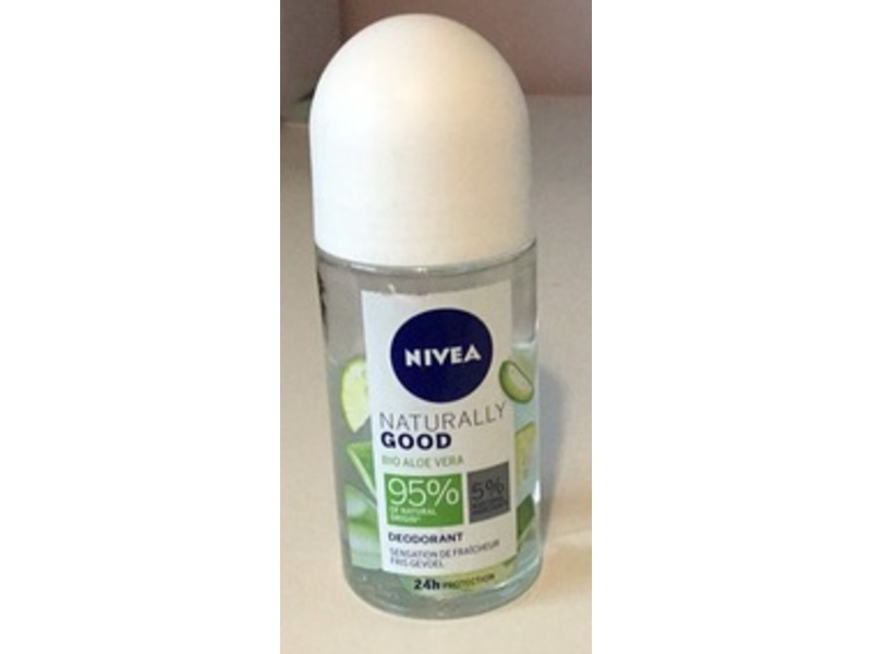 Nivea Naturally Good Deodorant Roll-On, Aloe Vera, 50 mL