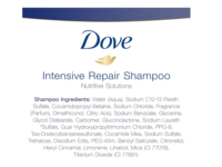 Dove Nutritive Solutions Intensive Repair Shampoo, 31 fl oz/917 mL - thumbnail 2