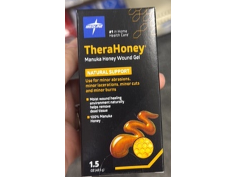 Medline TheraHoney Natural Support Wound Gel, Manuka Honey, 1.5 oz/42.5 g