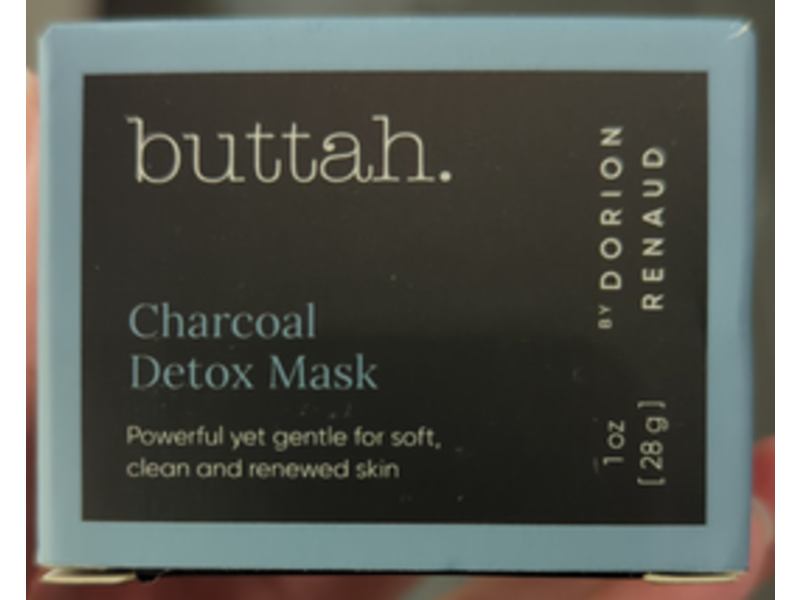 Buttah Dorion Renaud Charcoal Detox Mask, 1 oz/28 g