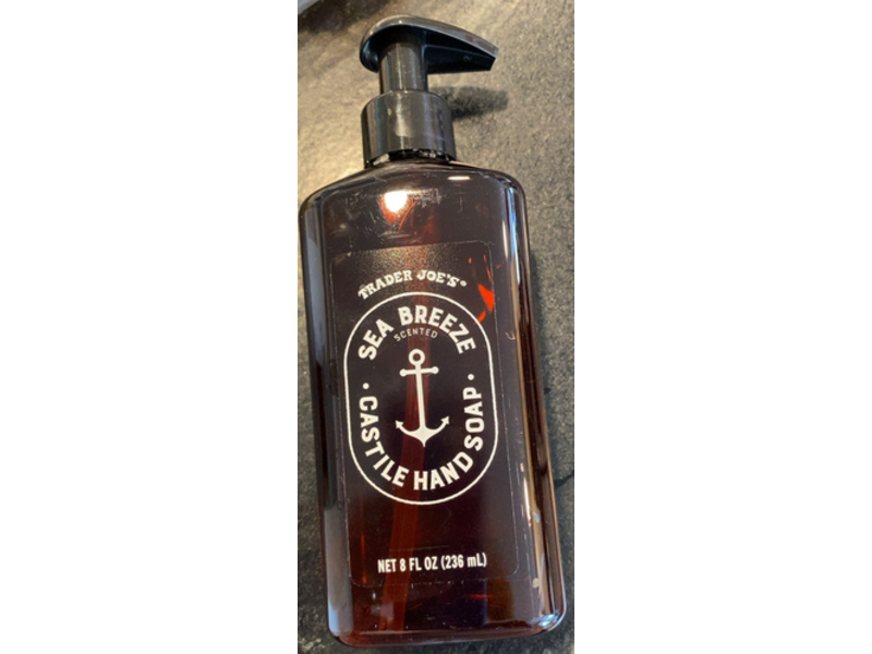Trader Joe’s Castile Hand Soap, Sea Breeze Scented, 8 fl oz/236 mL