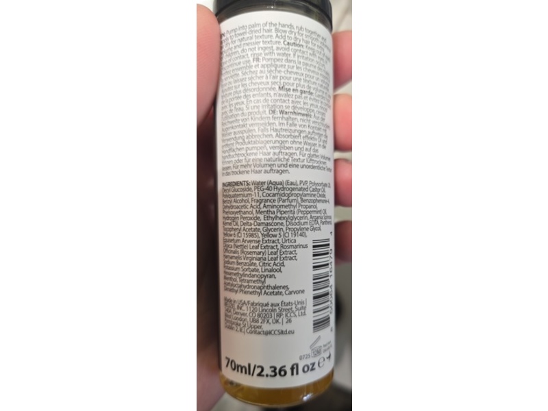 Reuzel Grooming Tonic Texture Foam, 2.36 fl oz/70 mL