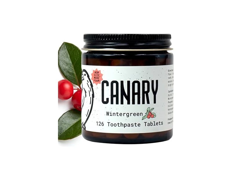 Canary Toothpaste Tablets, Wintergreen, 126 Count