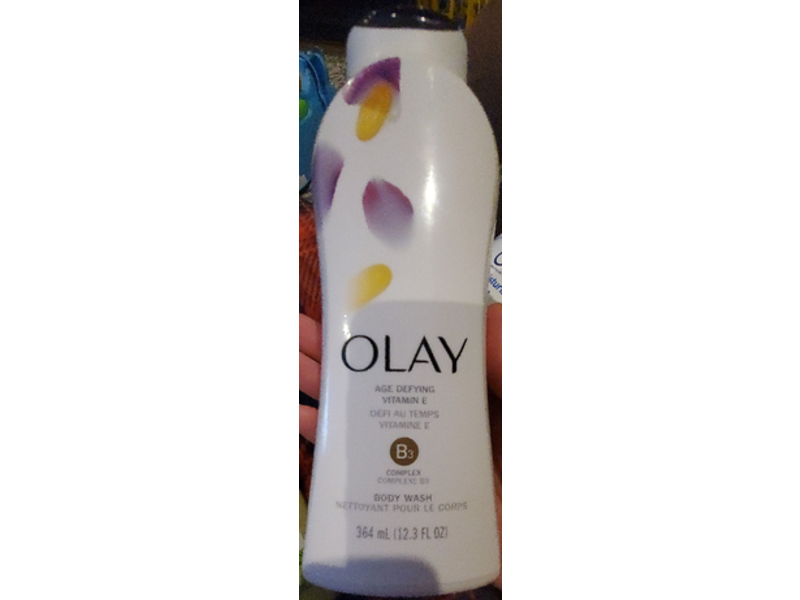 Olay Age Defying Body Wash, Vitamin E, B3 Complex, 12.3 fl oz/364 mL
