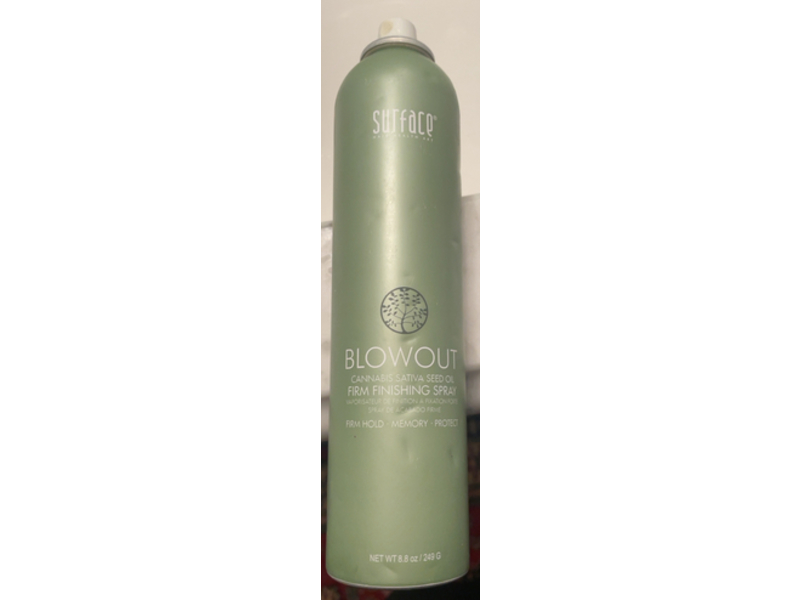 Surface Blowout Firm Finishing Spray, Cannabis Sativa Seed Oil, 8.8 oz/249 g