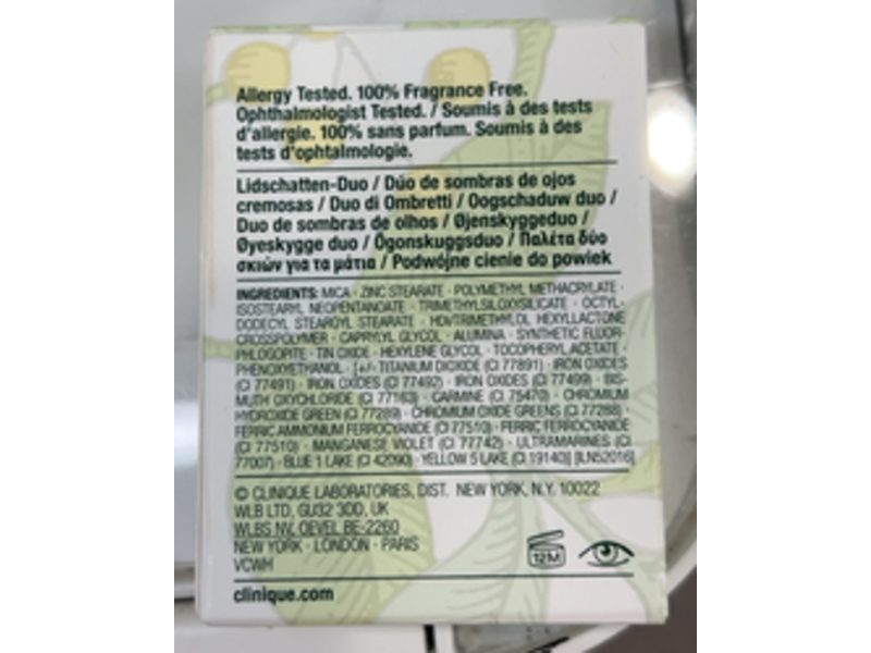 Clinique All About Shadow Duo, 01 Like Mink, 0.05 oz/1.7 g