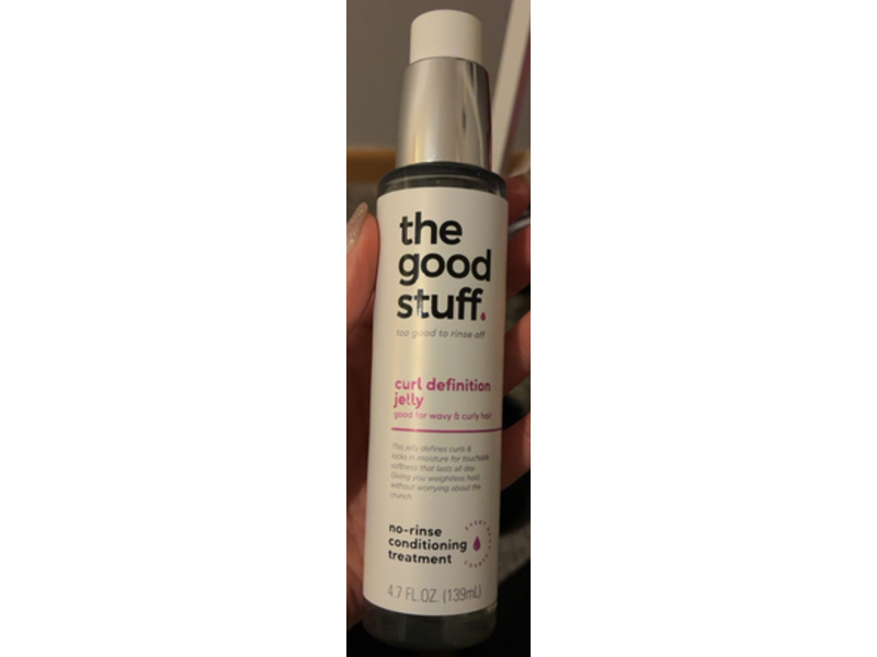The Good Stuff Curl Definition Jelly No - Rinse Conditioning Treatment, 4.7 fl oz/139 mL