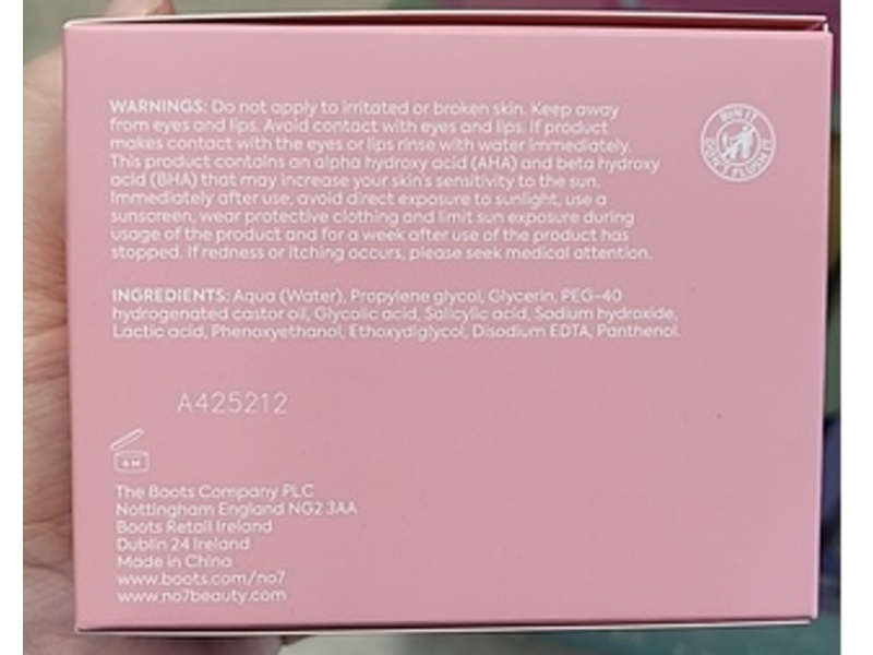 No7 Good Intent Clarifying Acid Pads, 80 Count