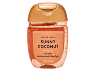 Bath & Body Works White Barn Anti-Bacterial Hand Gel, Sunny Coconut, 1 fl oz/29 mL - Image 2