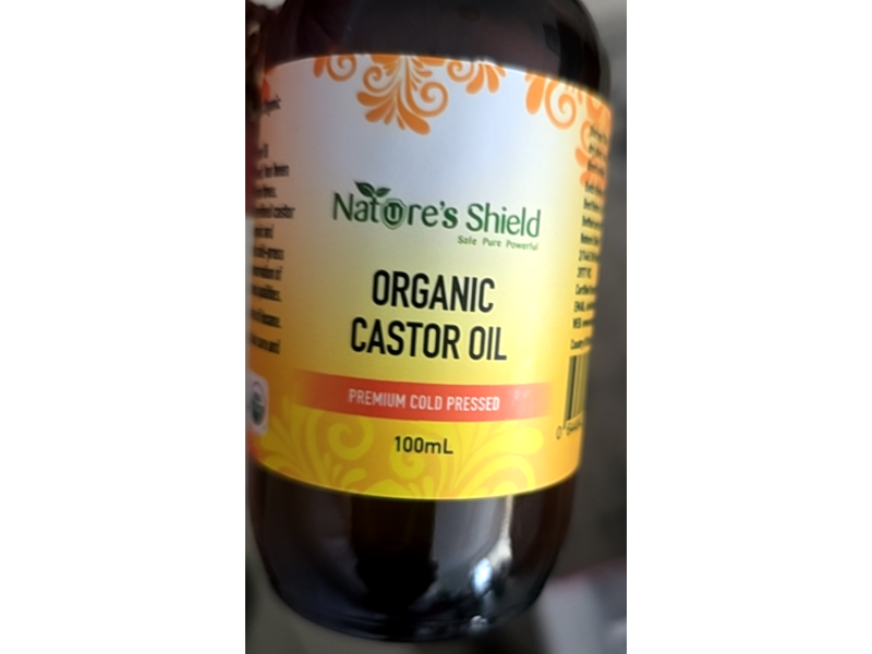 Natores Shield Organic Castor Oil, Premium Cold Pressed, 100 mL