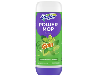 Swiffer Power Mop Floor Cleaner, Gain Scent, 25.3 fl oz/750 mL