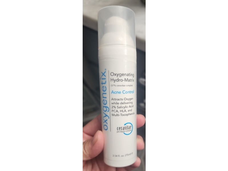 Oxygenetix Oxygenating Hydro-Matrix Moisturizer, Acne Control, 2.54 fl oz/75 mL