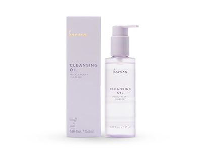 Karuna Cleansing Oil, Prickly Pear + Mulberry, 5.07 fl oz/150 mL