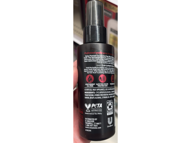 Tresemme Smooth Weightless Silky Shine Spray, Keratin, 4.1 fl oz/121 mL