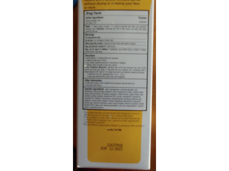 Walgreens Hydrating Mineral Sunscreen, SPF 50, 2.5 fl oz/75 mL