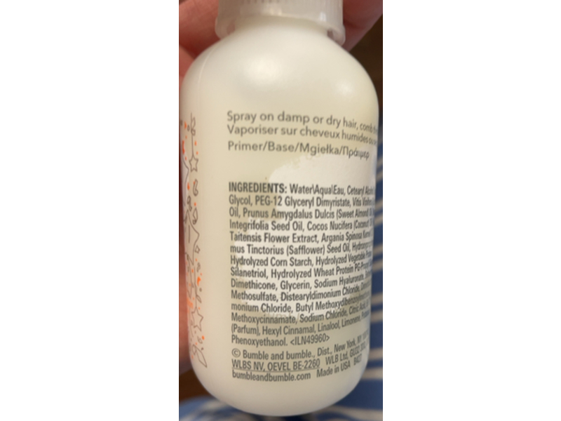 Bumble & Bumble Hairdresser's Invisible Oil Primer, 2 fl oz/60 mL