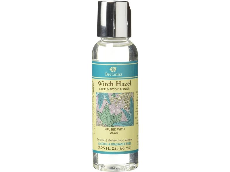 Bretanna Face & Body Toner, Witch Hazel, 2.25 fl oz/66 mL