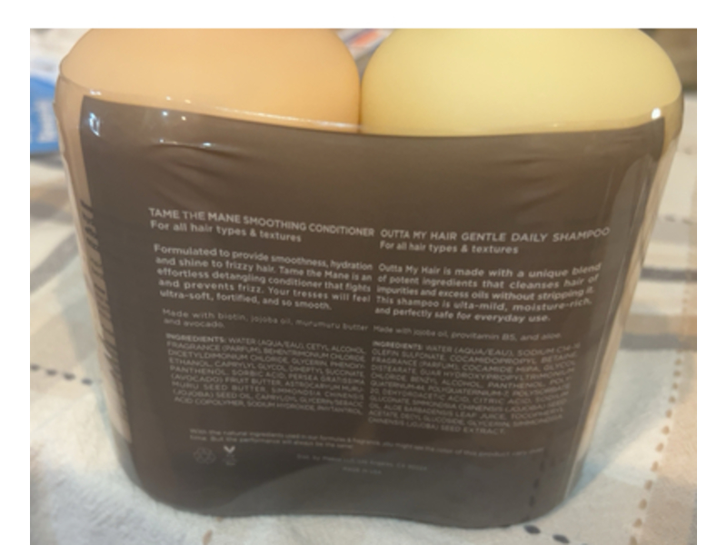 Hairitage By Mindy McKnight Gentle Daily Shampoo & Smoothing Conditioner Set, 13 fl oz/384 mL