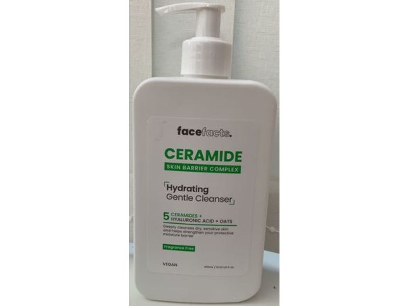 Facefacts Skin Barrier Complex Hydrating Gentle Cleanser, 13.53 fl oz/400 mL