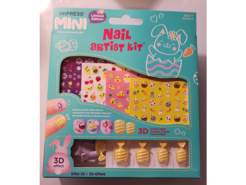 Kiss Impress Press-On Manicure Nail Artist Kit, Easter