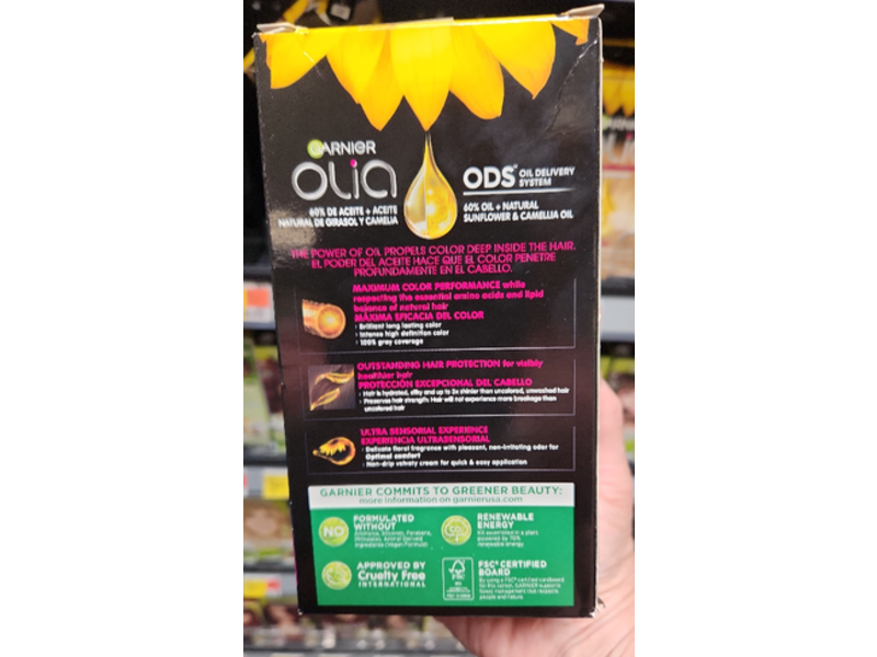 Garnier Olia Oil-Powered Permanent Color, 8.0 Medium Blonde, 1 Application