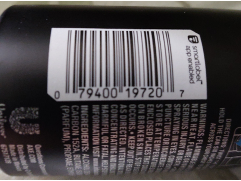 Axe Daily Fragrance Anarchy Deodorant, 4 oz/113 g