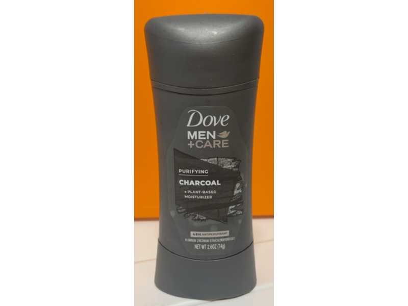Dove Men + Care Antiperspirant, Charcoal, 2.6 oz/74 g, Pack Of 4