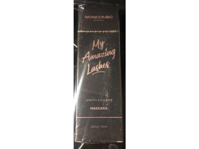 Wowcombo Cosmetics My Amazing Lashes Mascara, Brown, 0.34 oz/10 mL