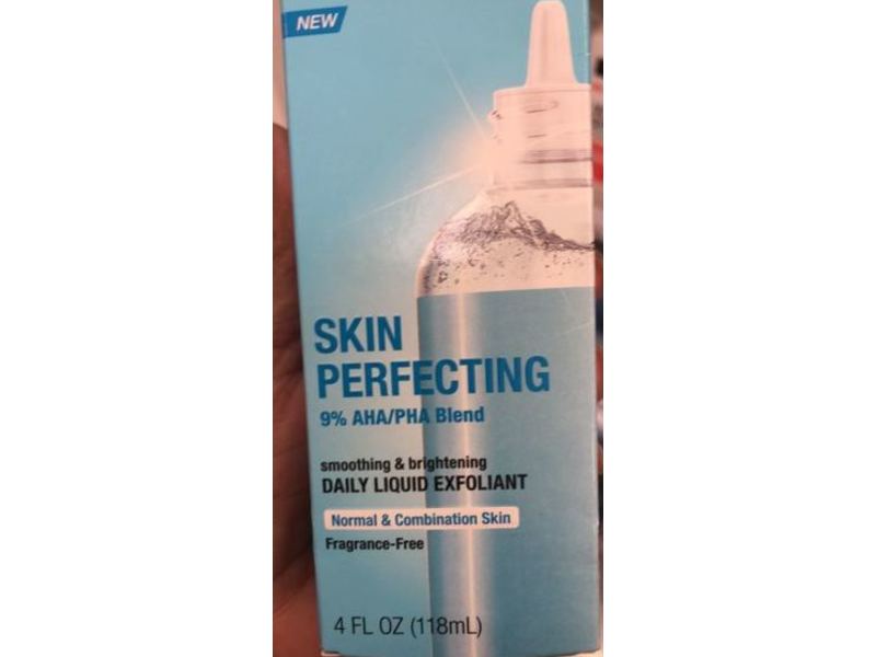 Neutrogena Skin Perfecting Daily Liquid Exfoliant, Normal & Combination Skin, Fragrance-Free, 4 fl oz/118 mL