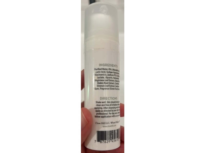Clove Hill 8% Mandelic Acid Serum, 1 fl oz/30 mL