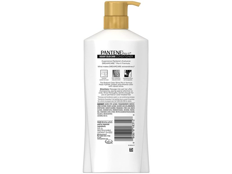 Pantene Pro-V Radiant Color Shine Conditioner, 23.7 fl oz/700 mL