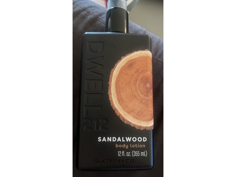 Slatkin + Co. Dwell 212 Body Lotion, Sandalwood, 12 fl oz/355 mL