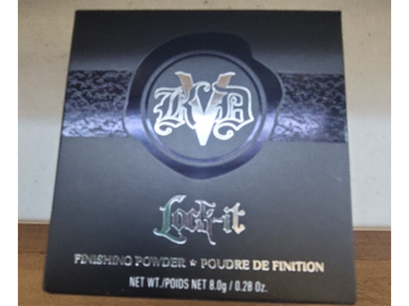 Kvd Beauty Lock-It Refillable Mattifying Pressed Finishing Powder, Light/Medium, 0.28 oz/8 g