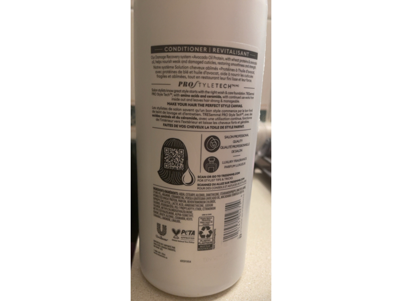 Tresemme Botanique Damage Recovery Conditioner, Avocado Oil Protein, 28 fl oz/828 mL