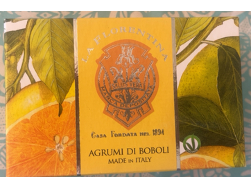 La Florentina Sculpted Bath Soap, Citrus fruits Of Boboli, 10.5 oz/300 g